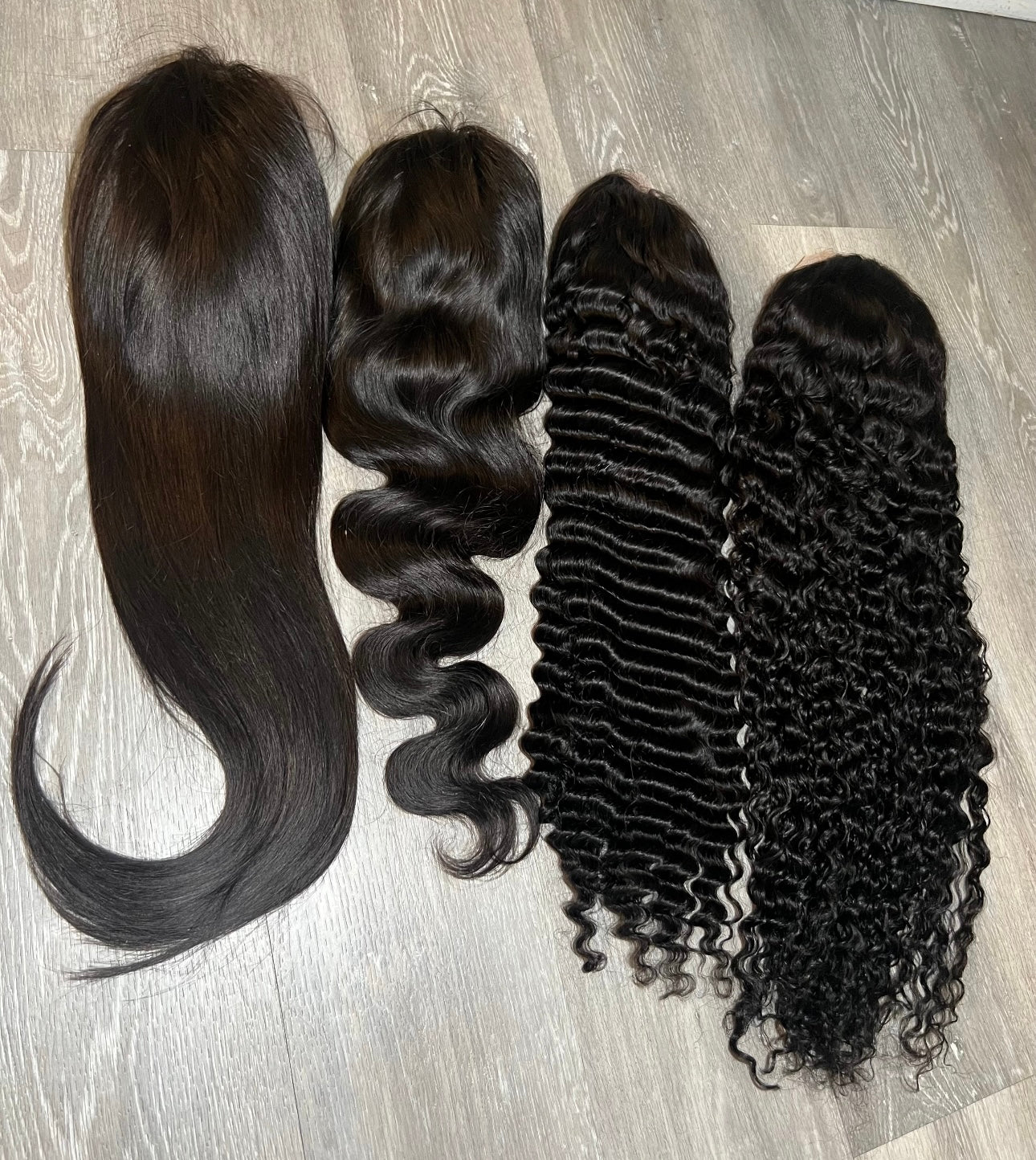 Natural Color Human Hair HD Lace Full Frontal Wigs